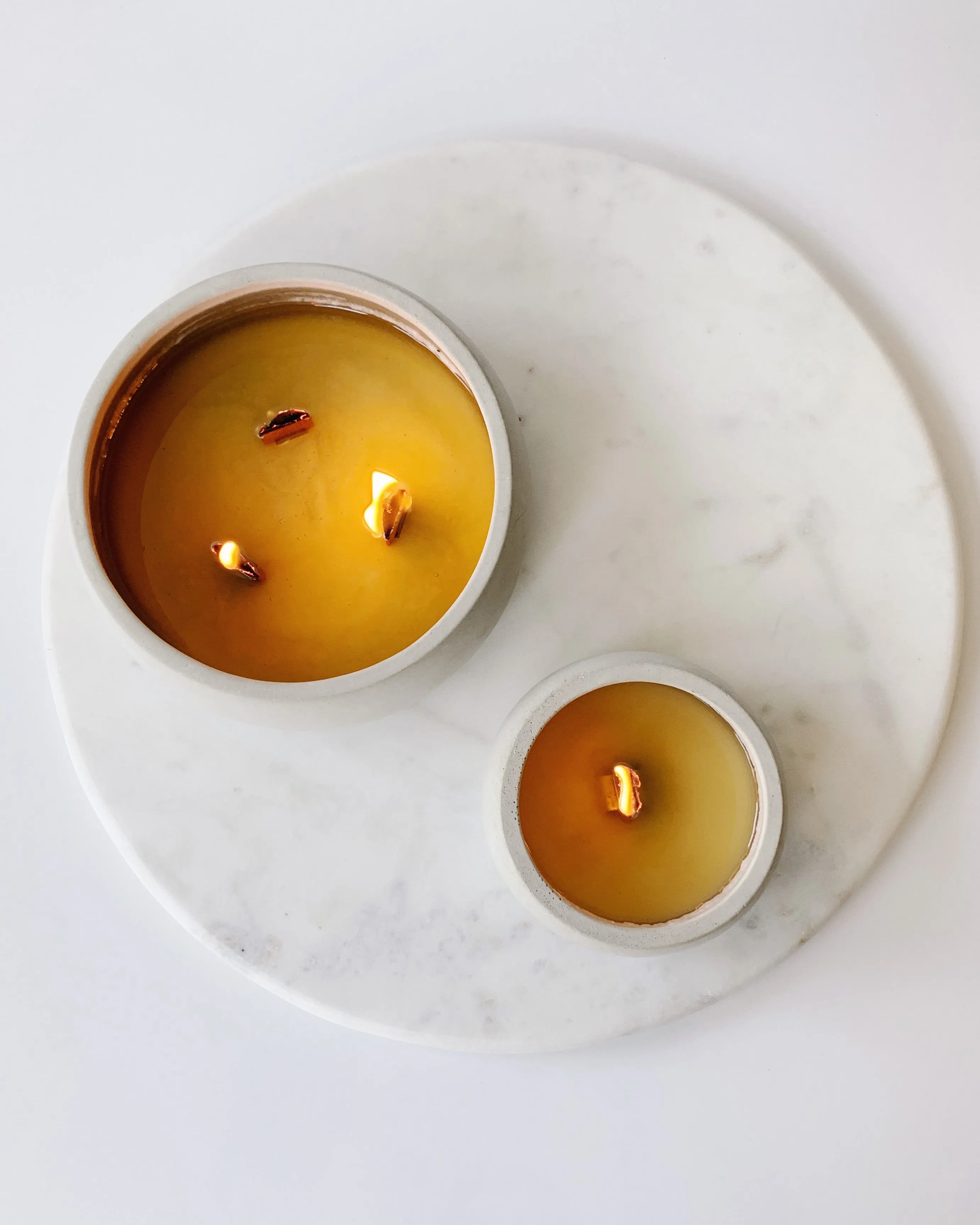 100% Homebody Coconut Soy Candle - Concrete Wooden Wick Vessel
