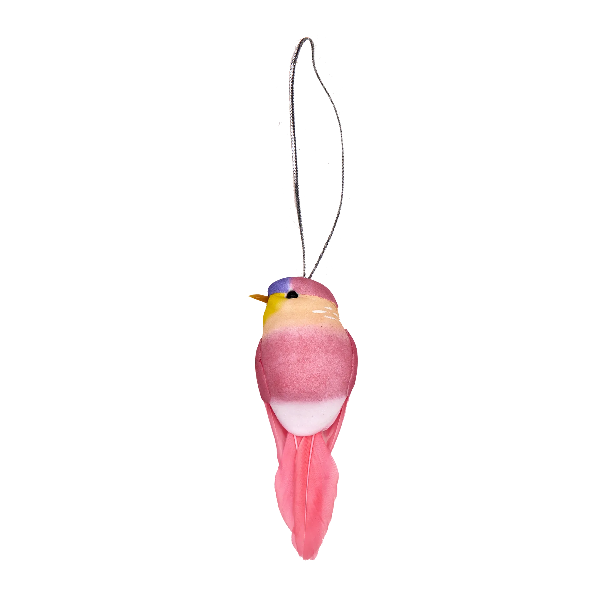 Bird Christmas Ornament - Pink
