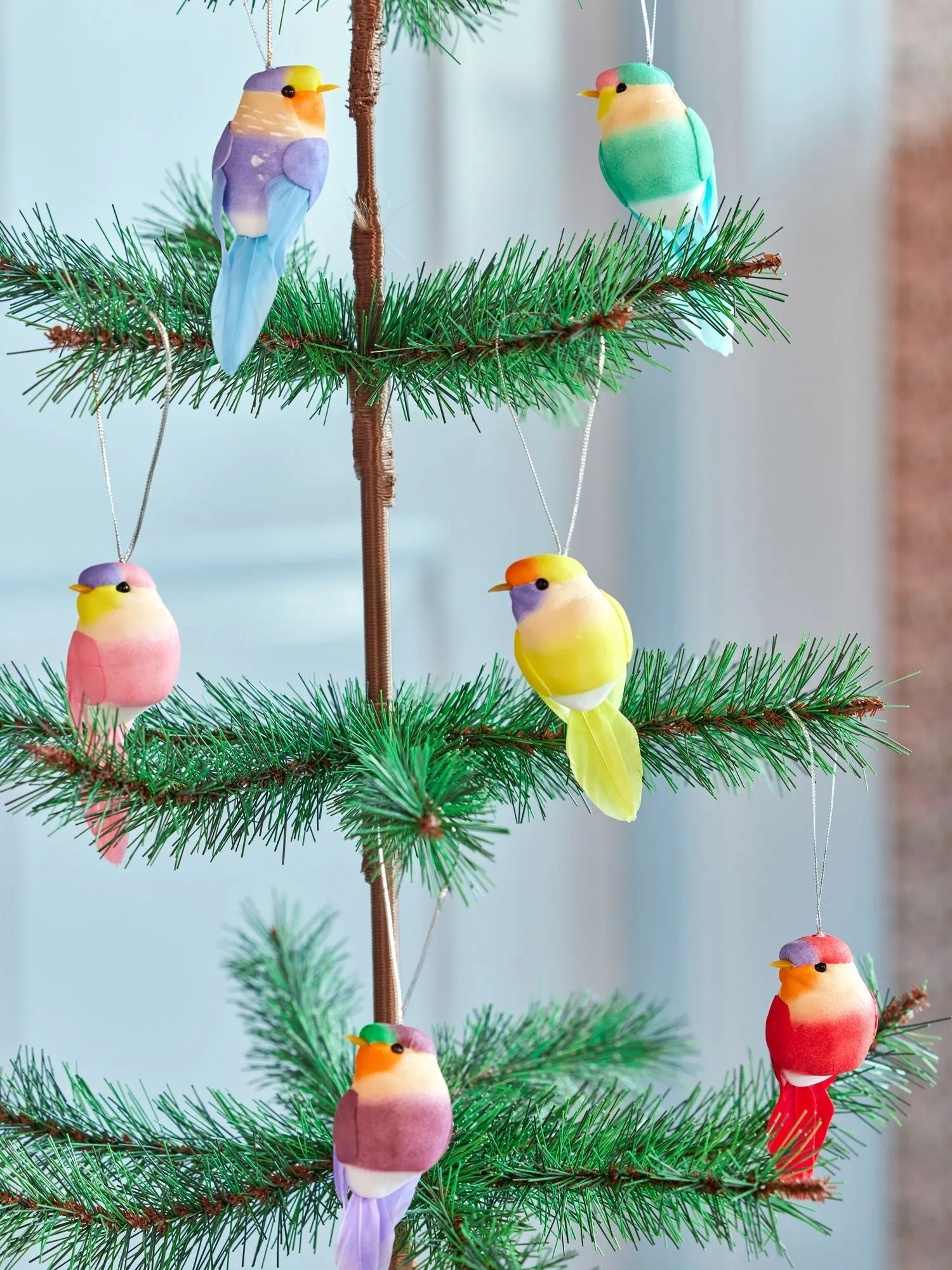 Bird Christmas Ornament - Pink