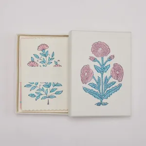 Boxed Artisan Notecard Set- Malika Sky