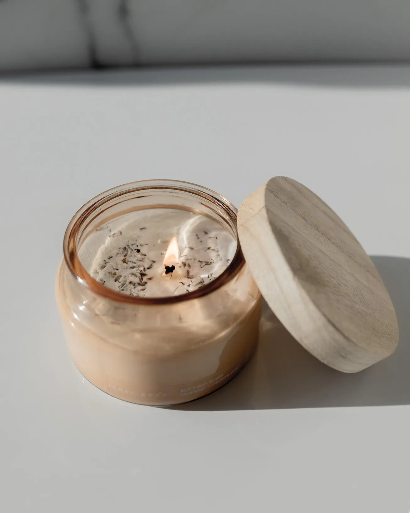 But First Sleep Coconut Soy Candle - Glass Jar