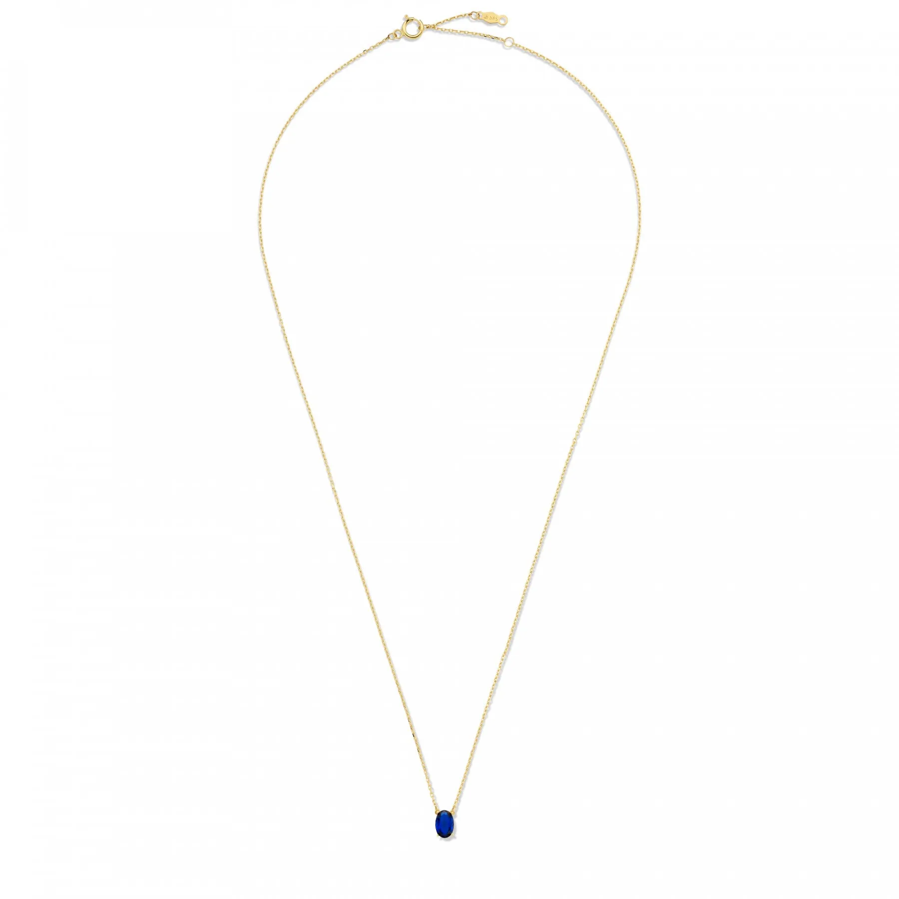 Cadeau d'Isabel 14 karat gold necklaces gift set with zirconia stones