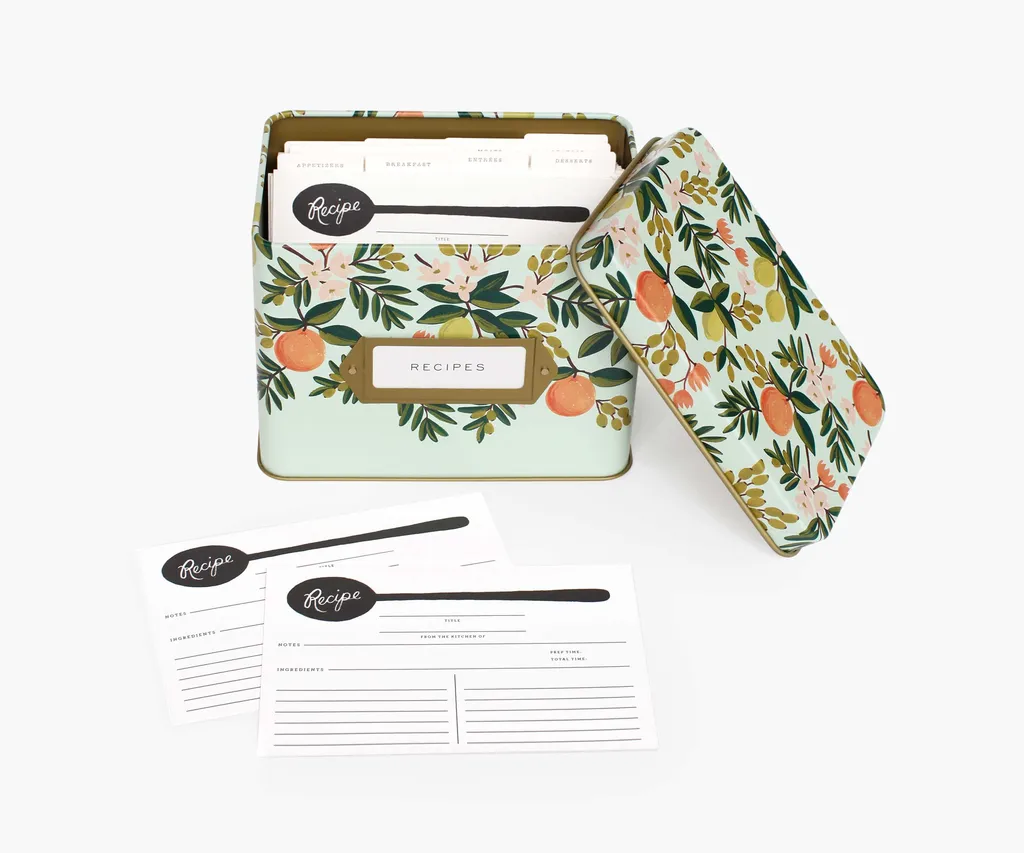 Citrus Floral Recipe TIn