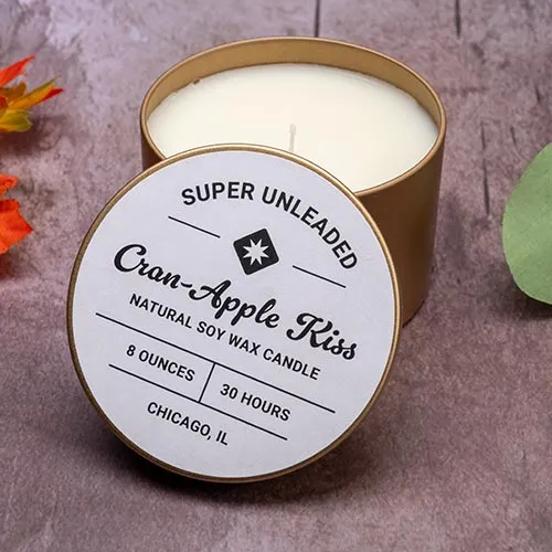 Cran-Apple Kiss Natural Soy Wax Candle
