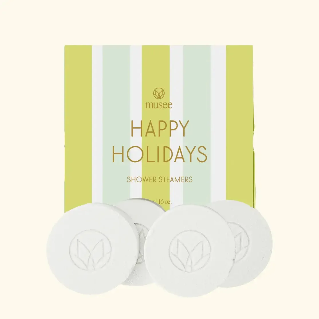 Happy Holidays Shower Steamer