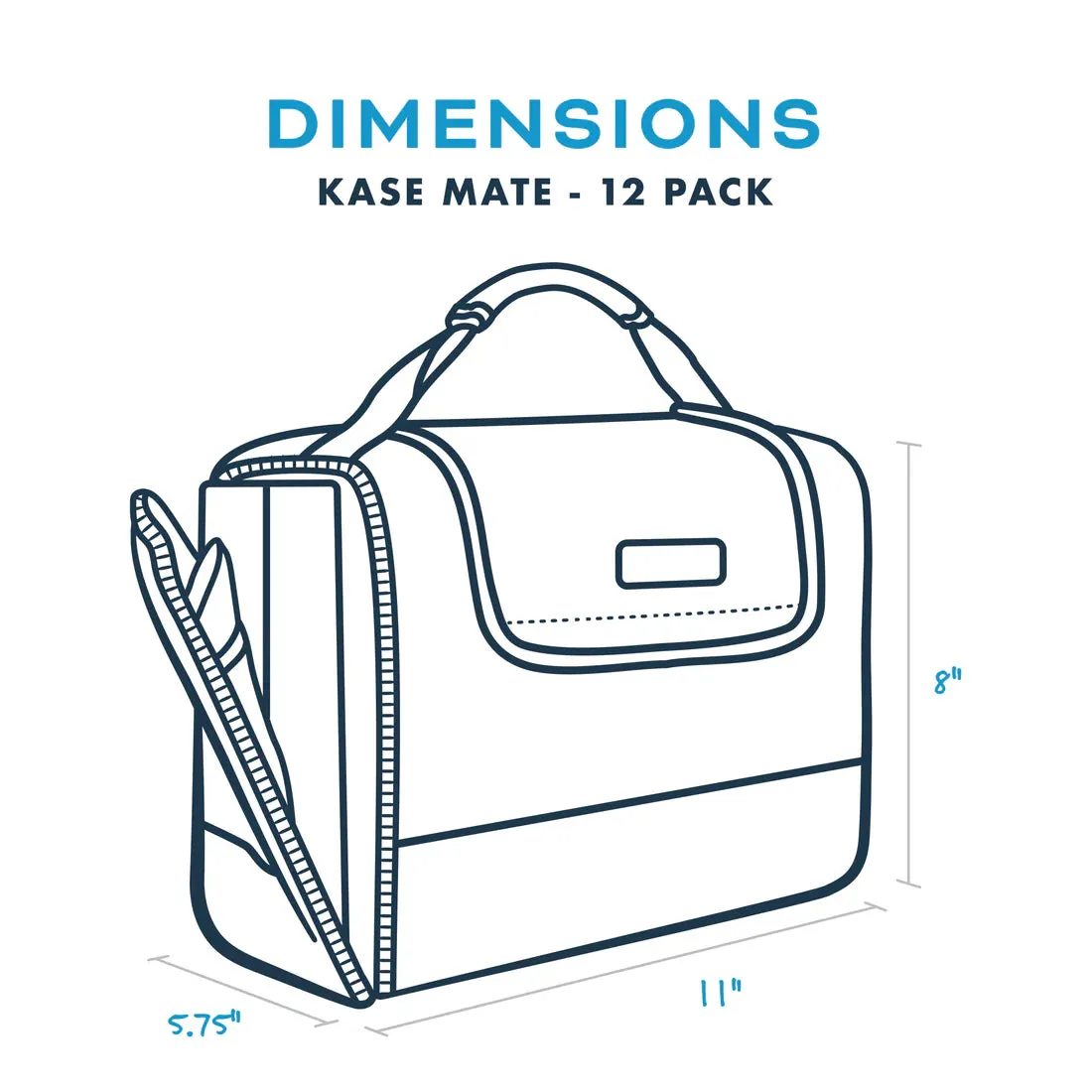 Kanga Coolers Kase Mate 12 Pack - Sunset