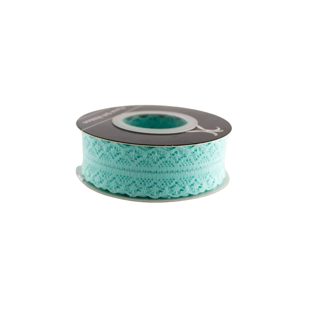 LACE RIBBON 2.8CMX20Y GREEN