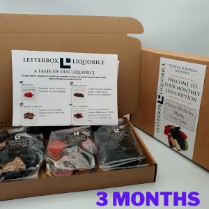 Liquorice Subscription Gift Box - 3 Months - Large
