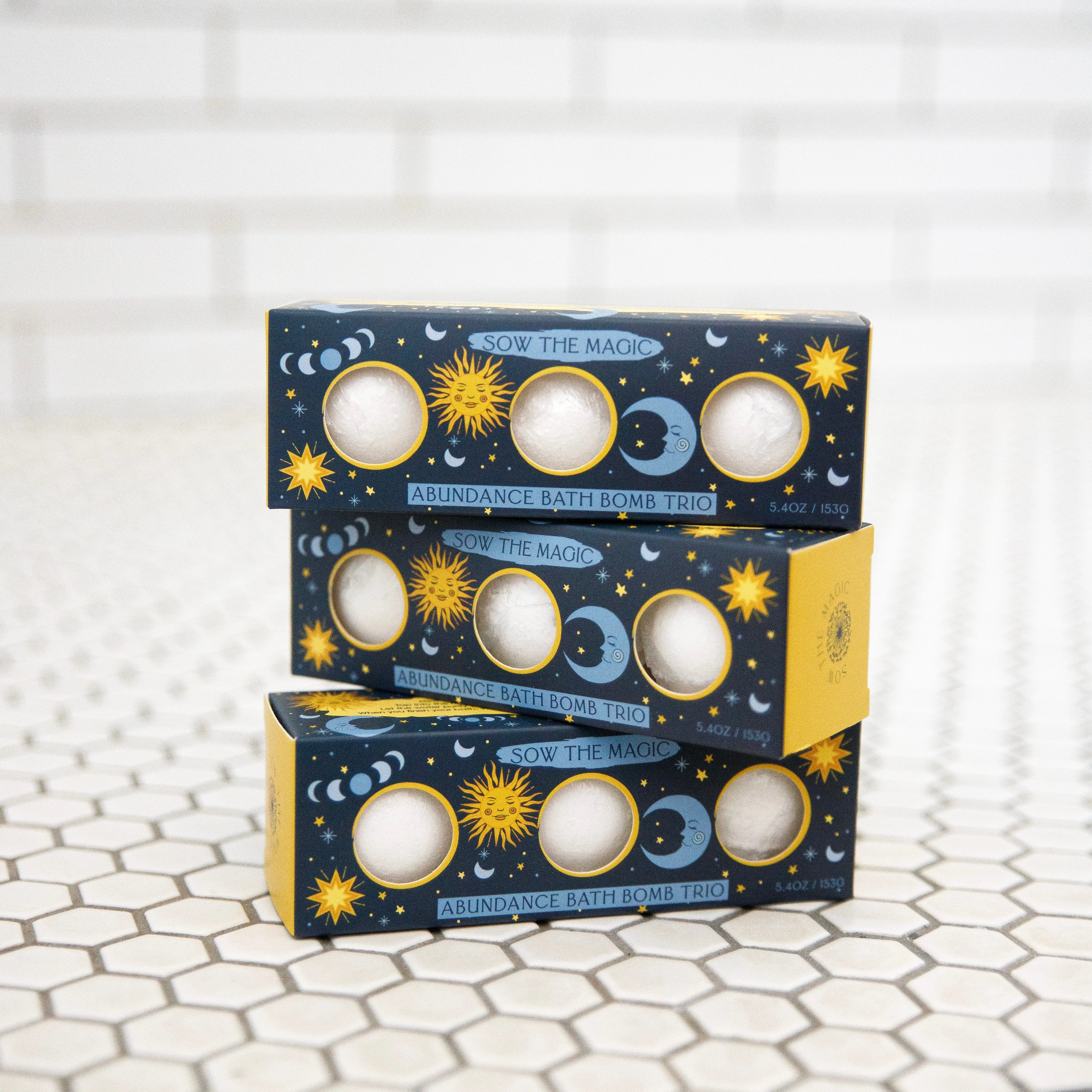 Moon Phase Abundance Bath Bomb Trio