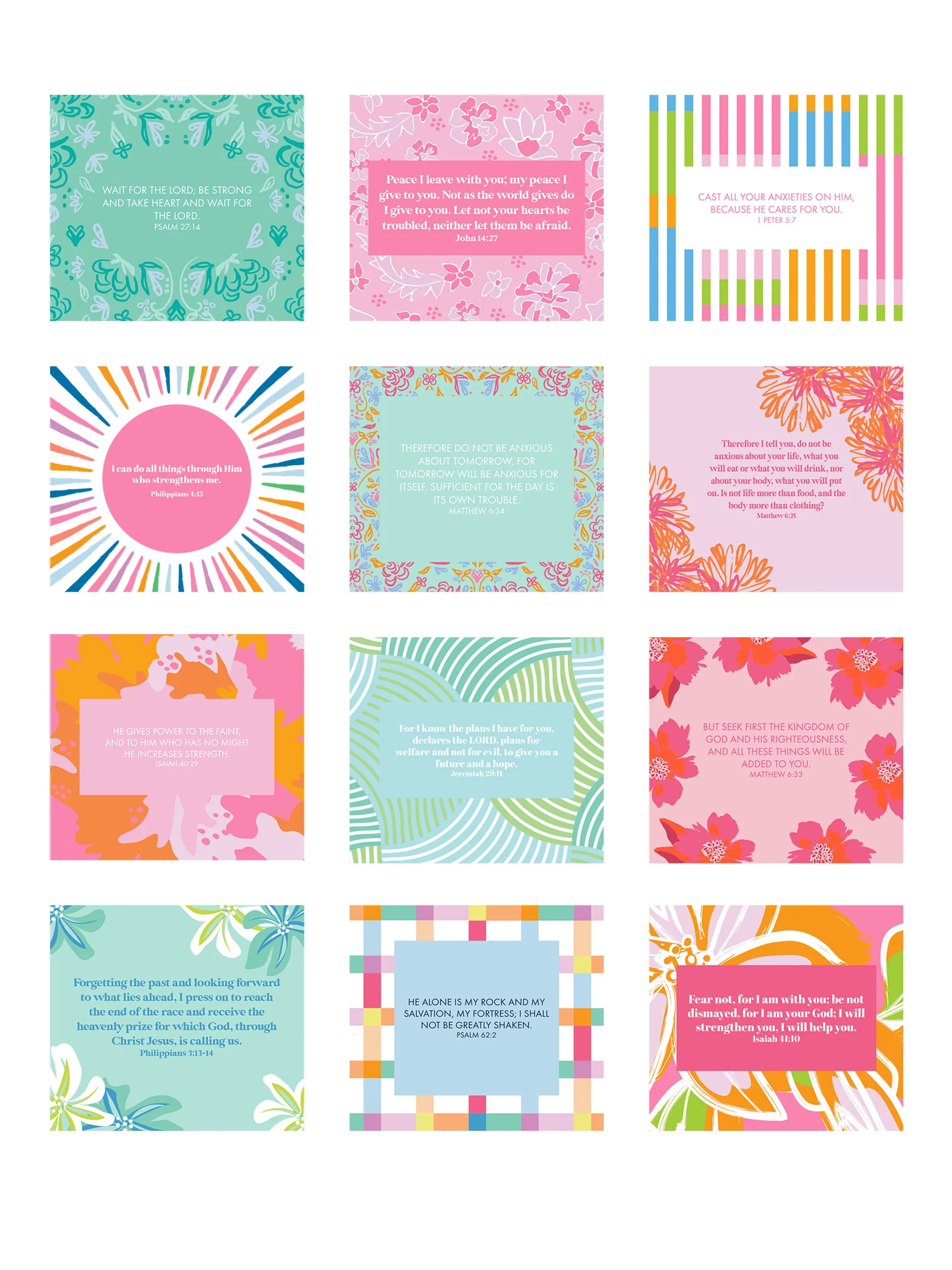 Scripture Block | Verses for Mom - Blue