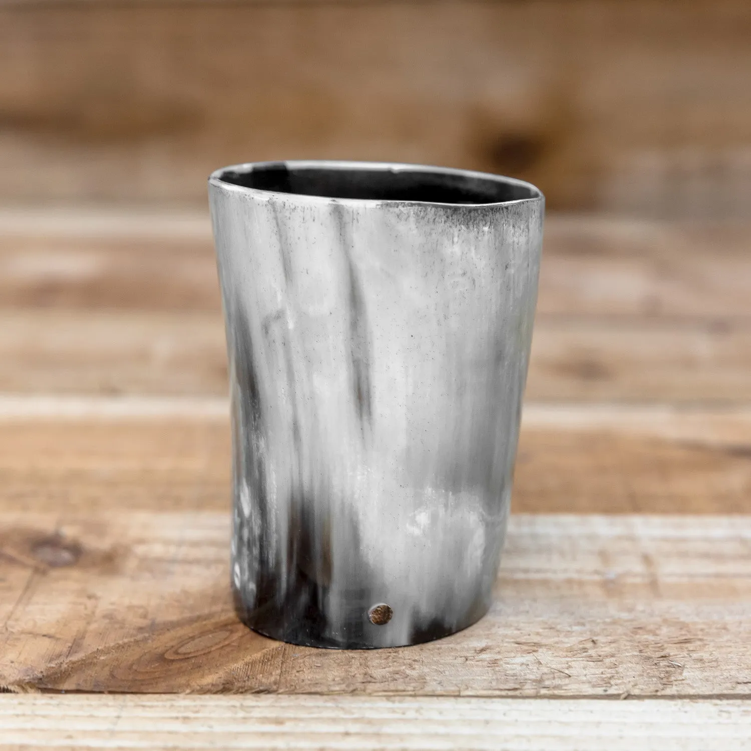 Small Horn Cup (hidden wooden bottom)