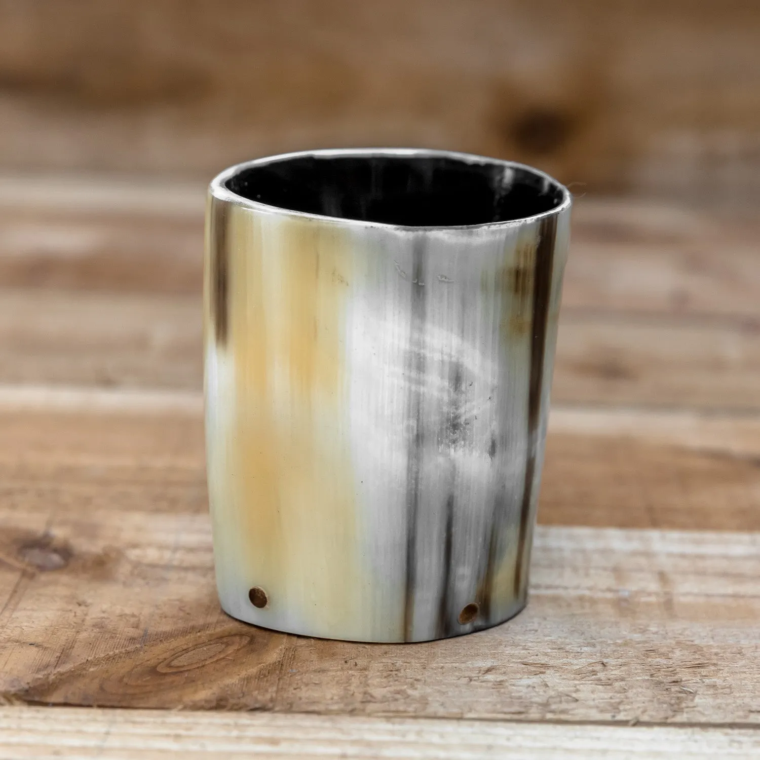 Small Horn Cup (hidden wooden bottom)