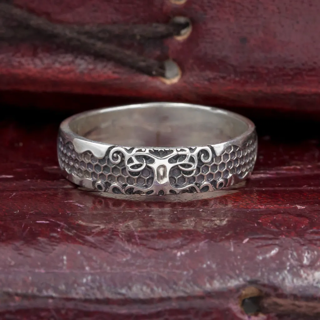 Sterling Silver Tree of Life Ring/Wedding band