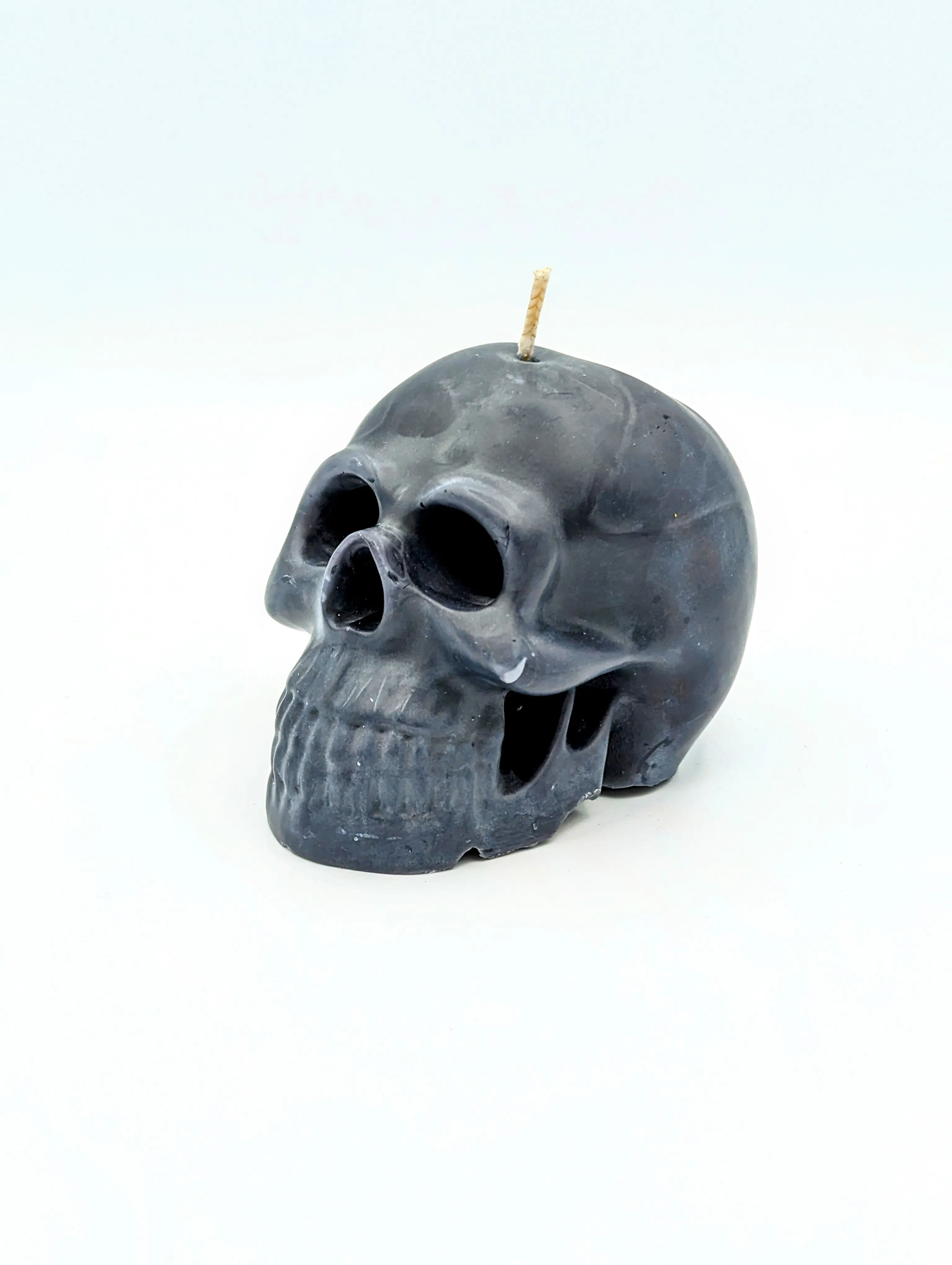 The Black Skull Candle