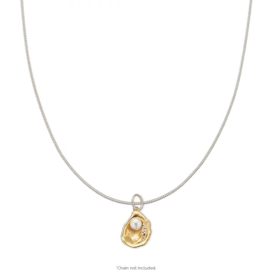The World is your Oyster Pearl Charm