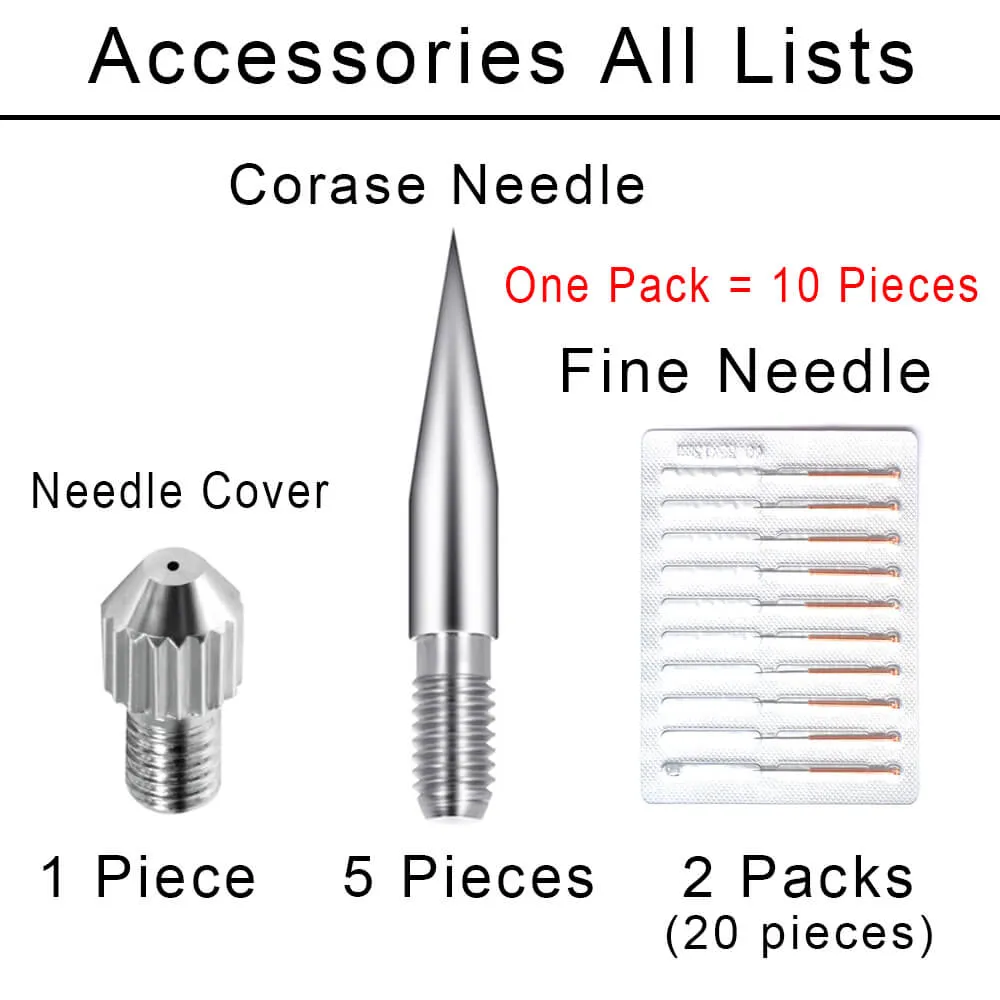 Universal Accessories Premium Fibroblast Plasma Removal Pen Replacement Tips