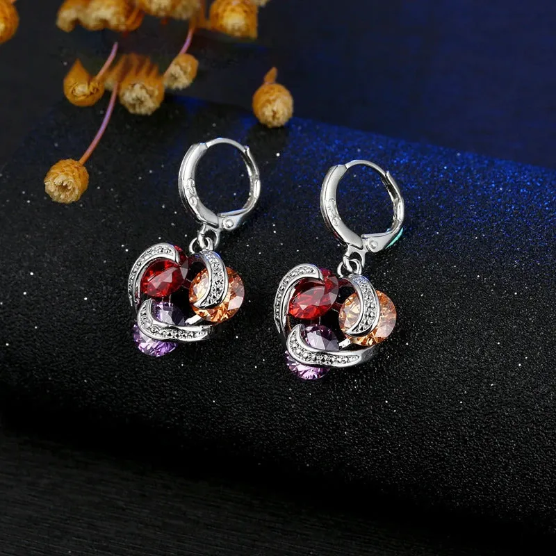Zircoina Silver Set (Artificial Silver Plated)